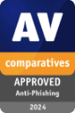 AV Comparatives Approved Anti-Phishing - 2024