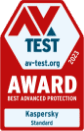 AV Test Award Best Advanced Protection