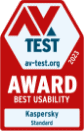 AV Test Award Best Usability